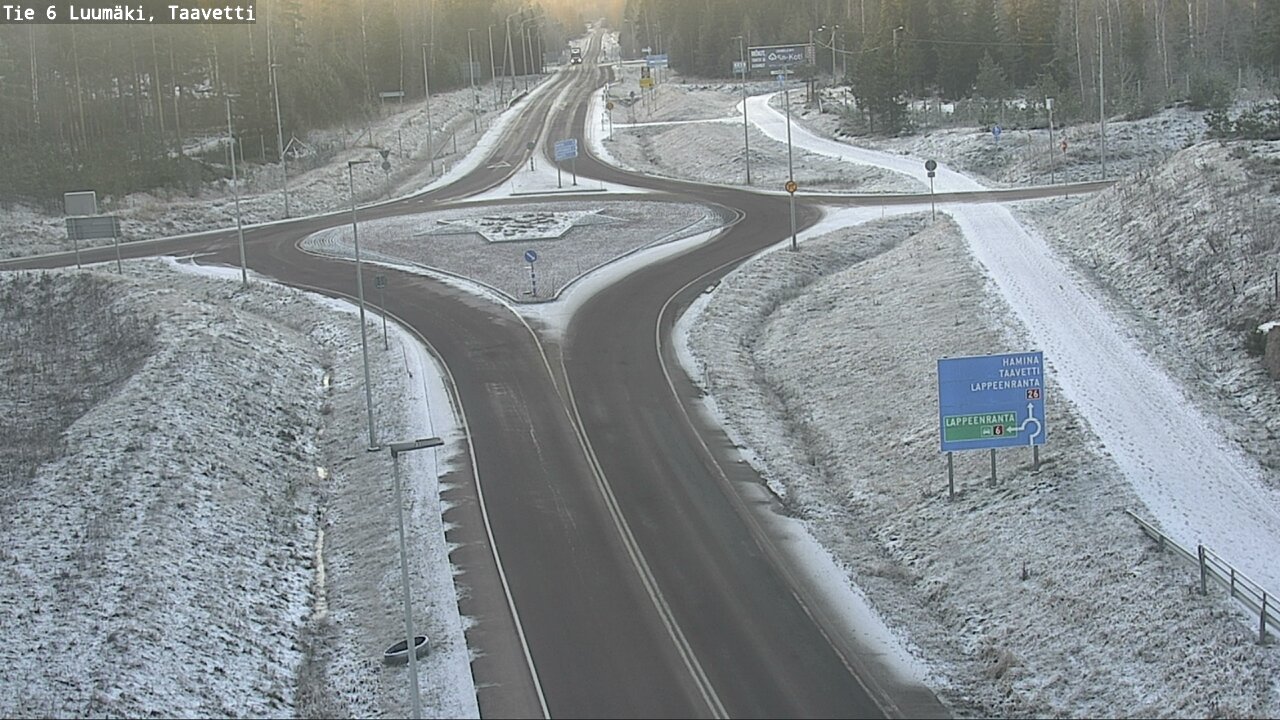 Kelikamerat Kuva Tie 6 Luumäki, Taavetti, Luumäki, Etelä-Karjala