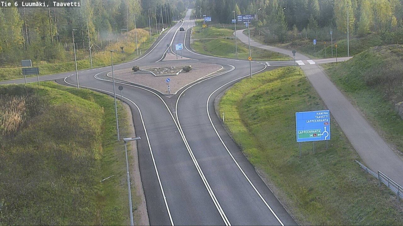 Kelikamerat Kuva Tie 6 Luumäki, Taavetti, Luumäki, Etelä-Karjala