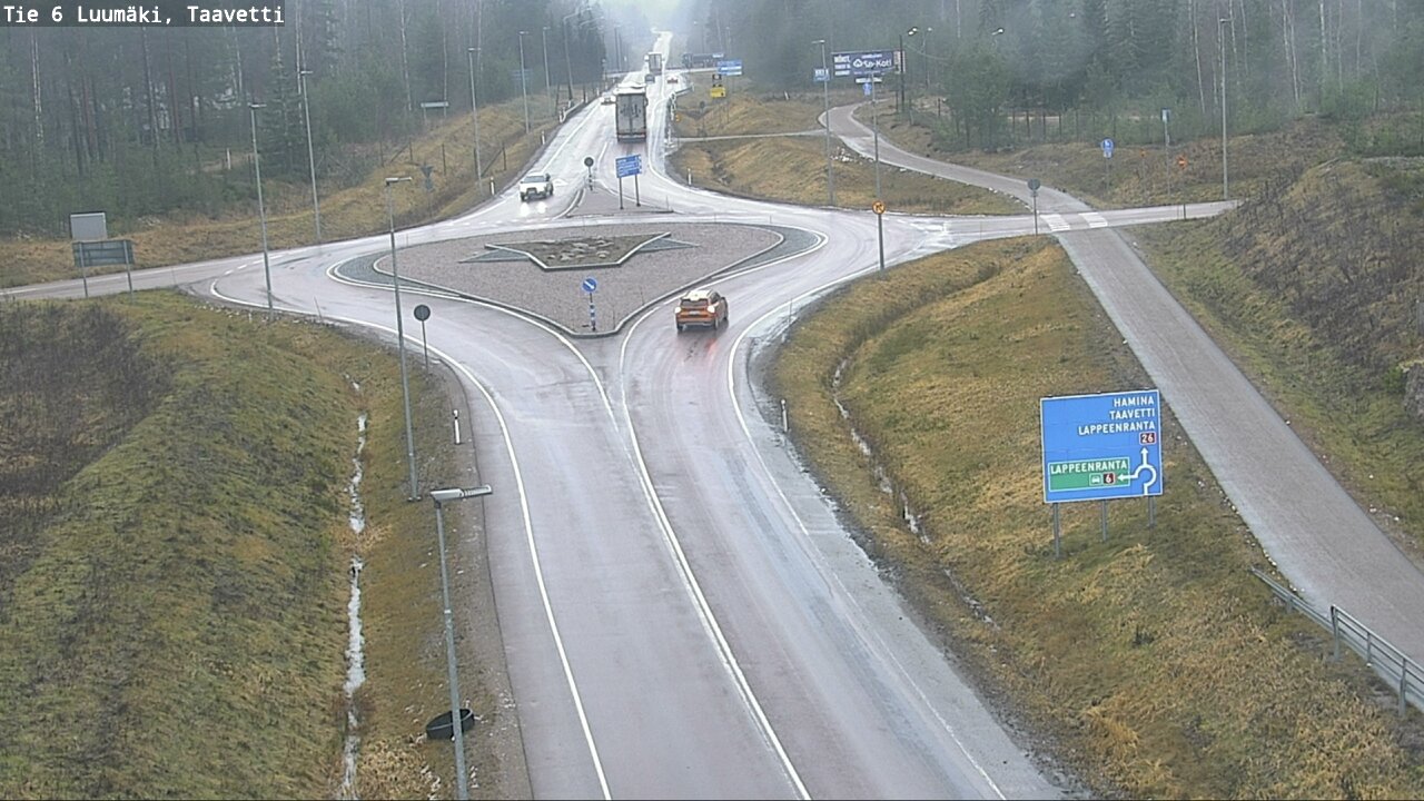 Weather Camera Image Road 6 Luumäki, Taavetti, Luumäki, Etelä-Karjala