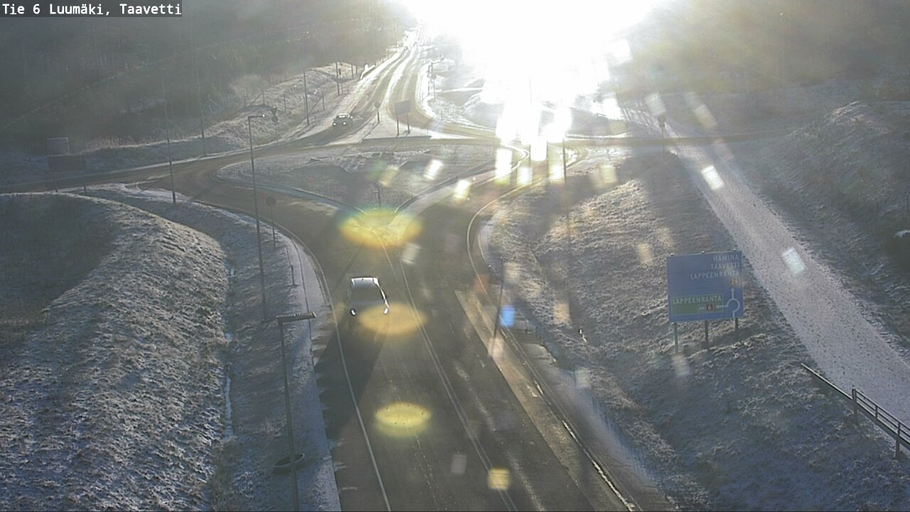 Kelikamerat Kuva Tie 6 Luumäki, Taavetti, Luumäki, Etelä-Karjala