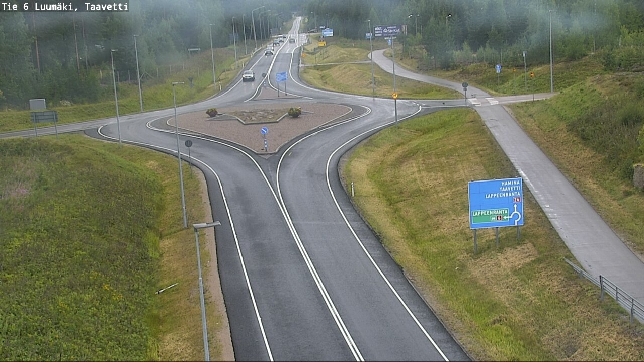 Kelikamerat Kuva Tie 6 Luumäki, Taavetti, Luumäki, Etelä-Karjala