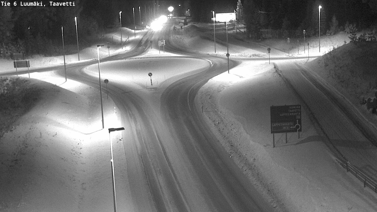 Weather Camera Image Road 6 Luumäki, Taavetti, Luumäki, Etelä-Karjala