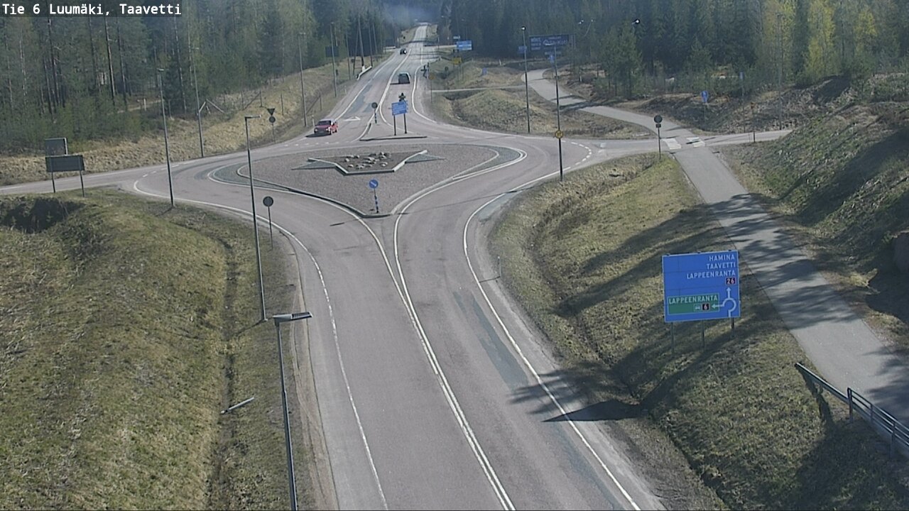 Kelikamerat Kuva Tie 6 Luumäki, Taavetti, Luumäki, Etelä-Karjala