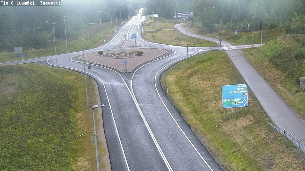 Kelikamerat Kuva Tie 6 Luumäki, Taavetti, Luumäki, Etelä-Karjala
