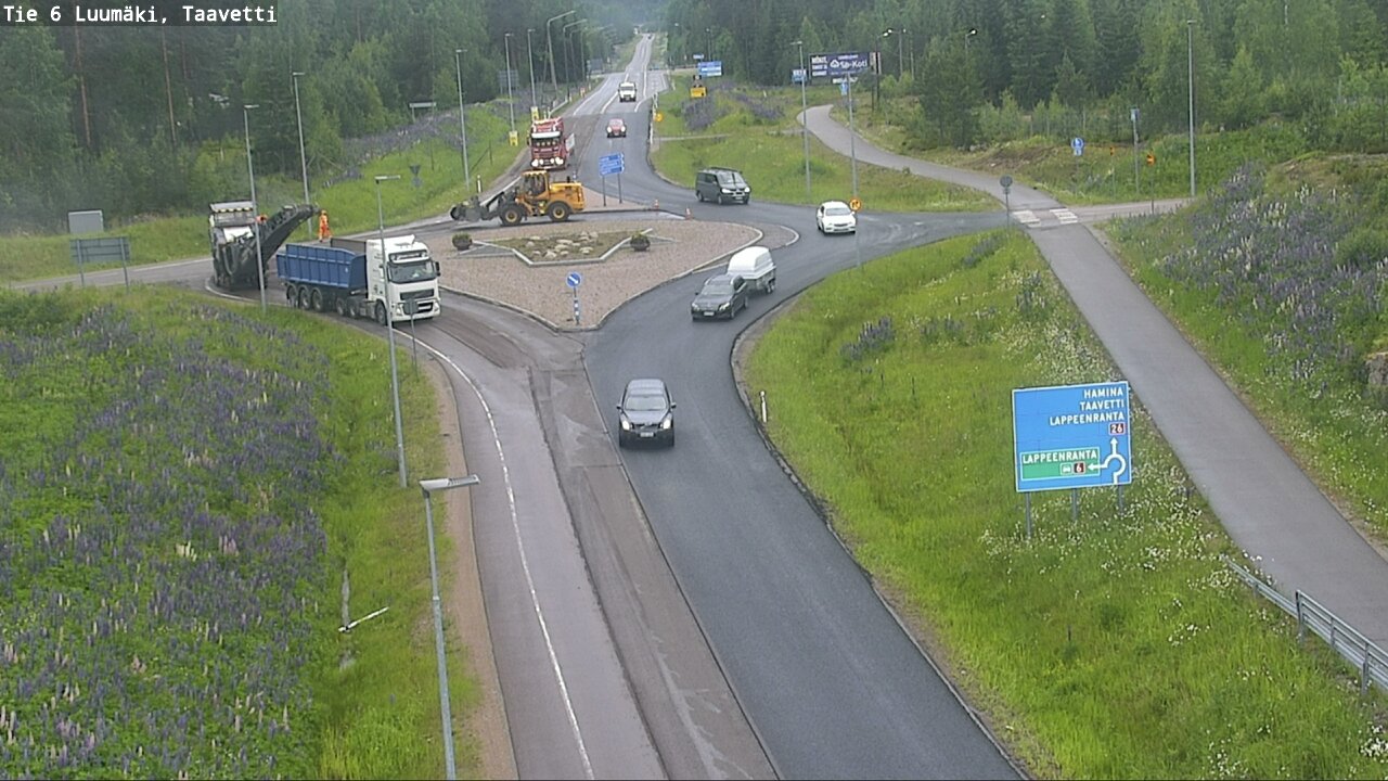 Kelikamerat Kuva Tie 6 Luumäki, Taavetti, Luumäki, Etelä-Karjala