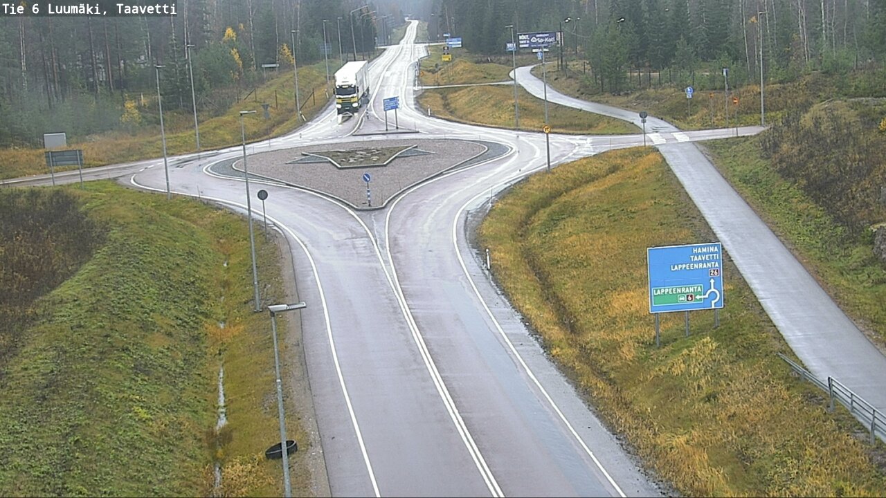 Weather Camera Image Road 6 Luumäki, Taavetti, Luumäki, Etelä-Karjala