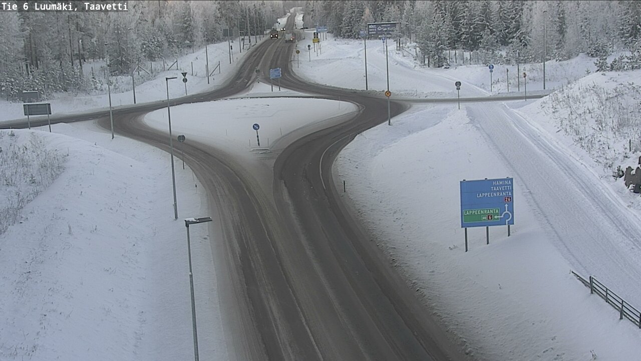 Kelikamerat Kuva Tie 6 Luumäki, Taavetti, Luumäki, Etelä-Karjala