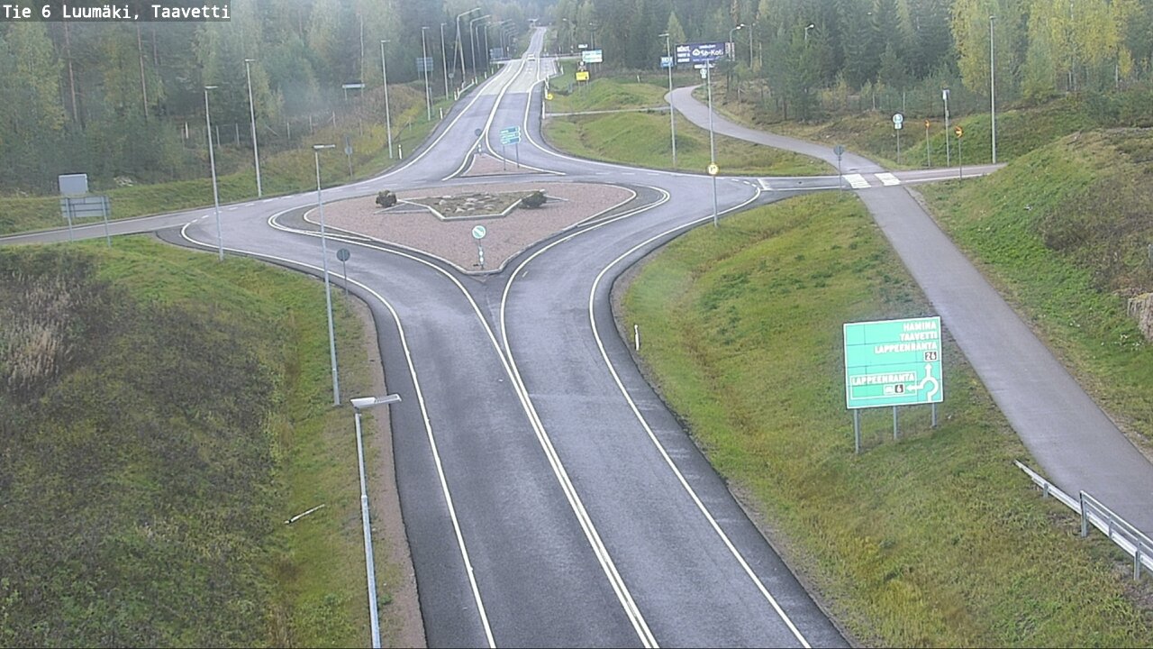 Weather Camera Image Väg 6 Luumäki, Taavetti, Luumäki, Etelä-Karjala