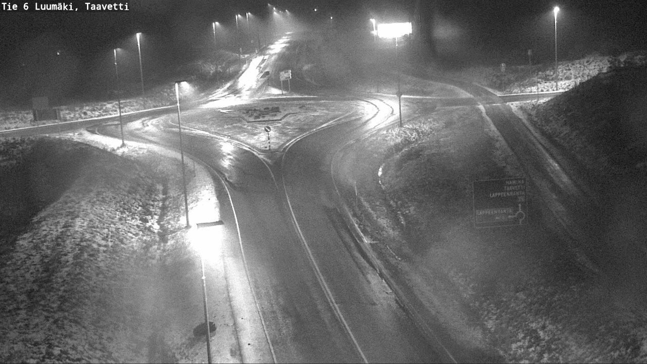 Weather Camera Image Väg 6 Luumäki, Taavetti, Luumäki, Etelä-Karjala