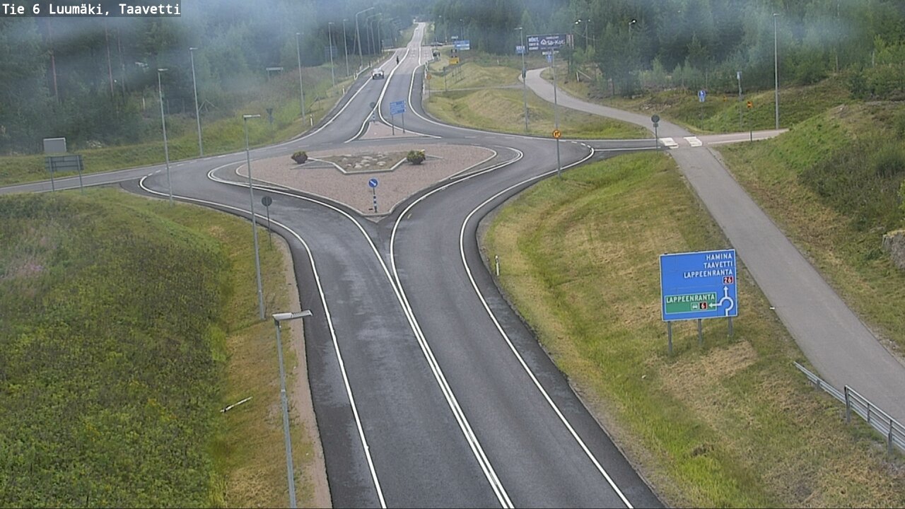 Weather Camera Image Road 6 Luumäki, Taavetti, Luumäki, Etelä-Karjala