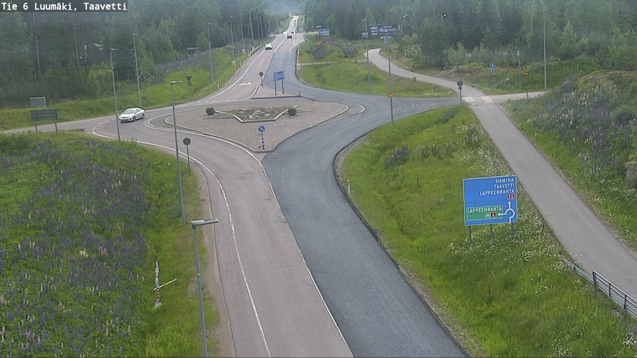Kelikamerat Kuva Tie 6 Luumäki, Taavetti, Luumäki, Etelä-Karjala