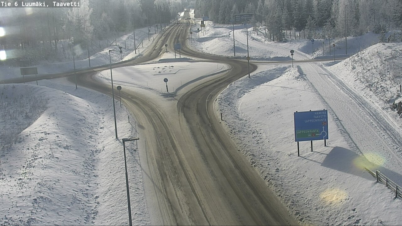 Kelikamerat Kuva Tie 6 Luumäki, Taavetti, Luumäki, Etelä-Karjala