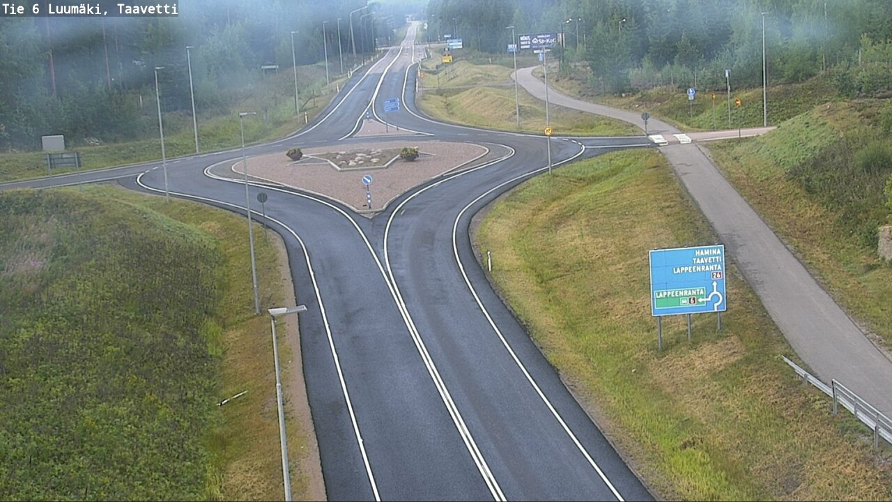 Weather Camera Image Road 6 Luumäki, Taavetti, Luumäki, Etelä-Karjala