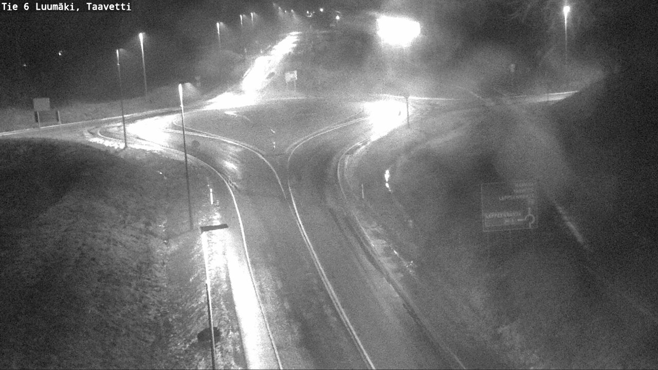 Weather Camera Image Road 6 Luumäki, Taavetti, Luumäki, Etelä-Karjala