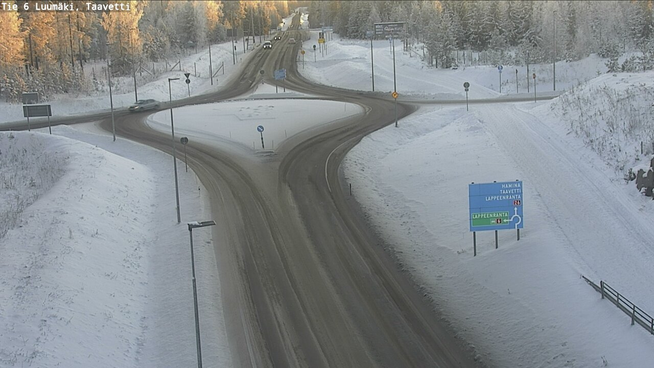 Weather Camera Image Road 6 Luumäki, Taavetti, Luumäki, Etelä-Karjala