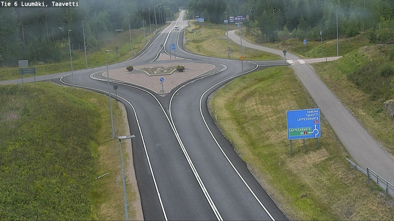 Weather Camera Image Väg 6 Luumäki, Taavetti, Luumäki, Etelä-Karjala