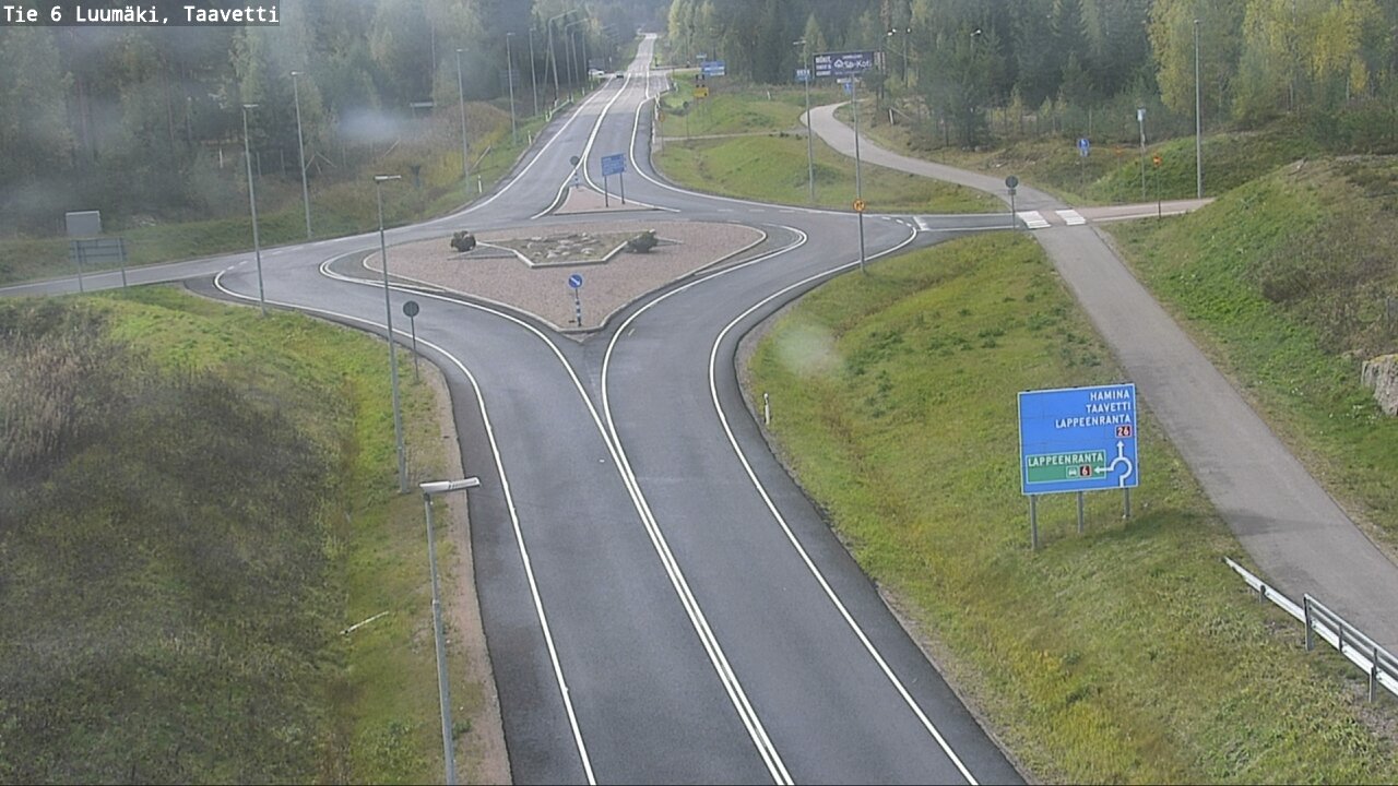 Weather Camera Image Road 6 Luumäki, Taavetti, Luumäki, Etelä-Karjala