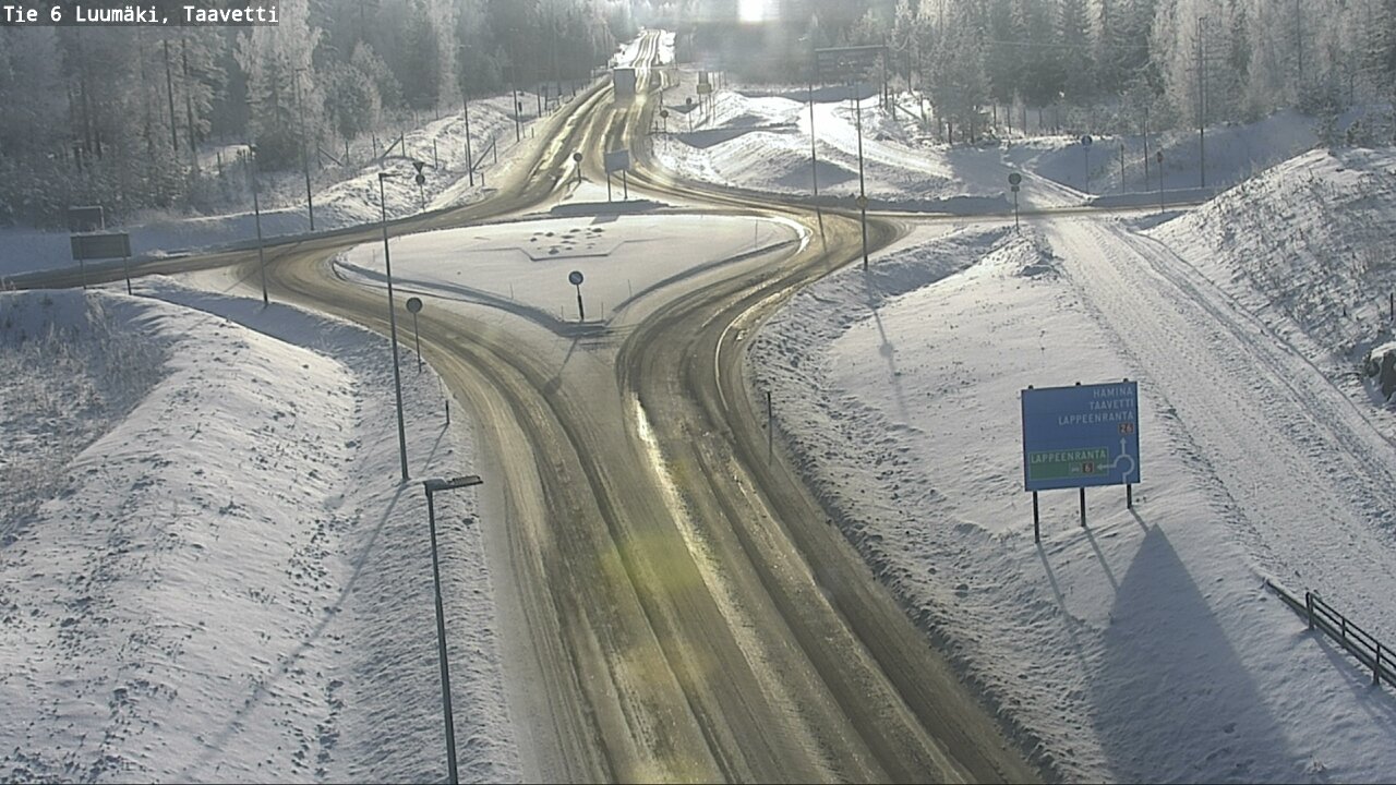 Kelikamerat Kuva Tie 6 Luumäki, Taavetti, Luumäki, Etelä-Karjala