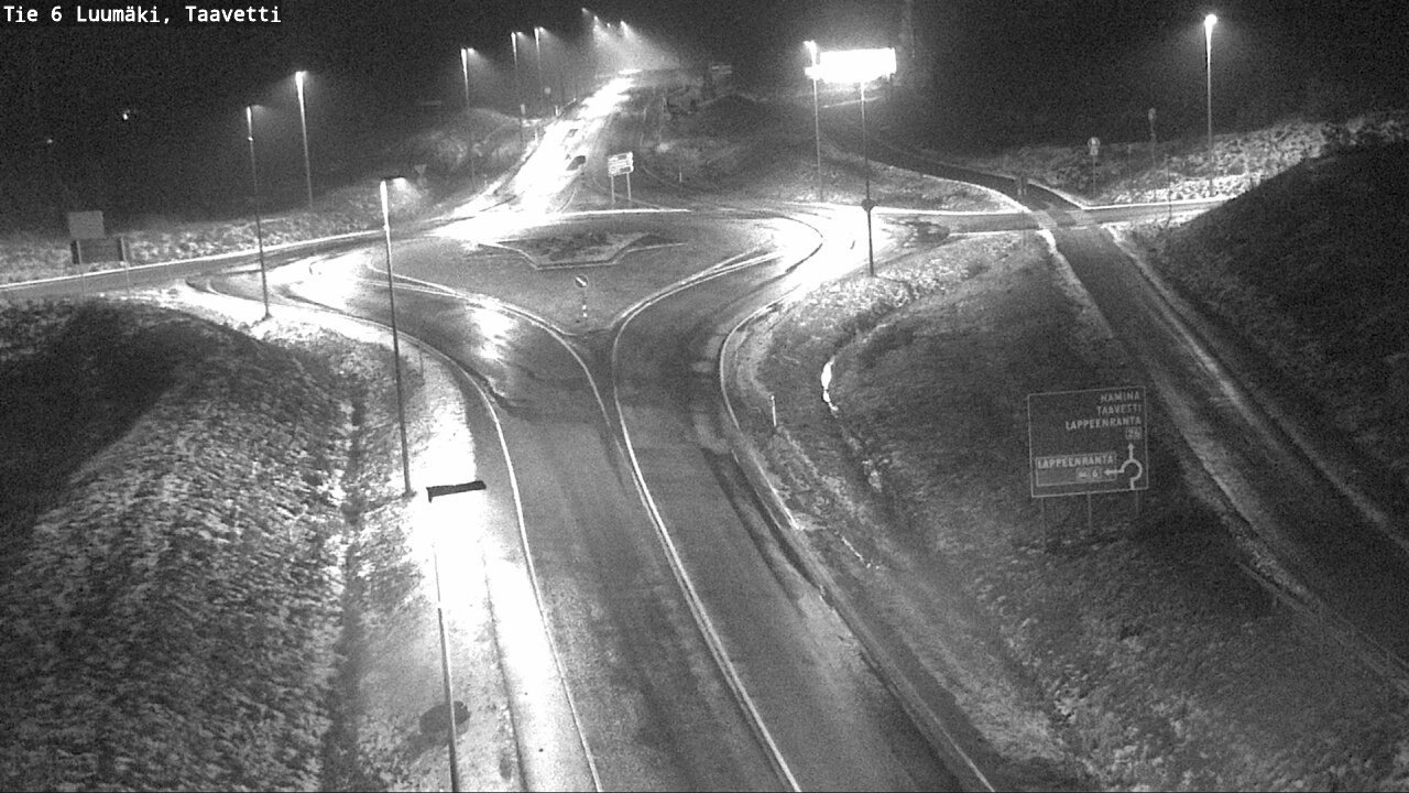 Weather Camera Image Road 6 Luumäki, Taavetti, Luumäki, Etelä-Karjala