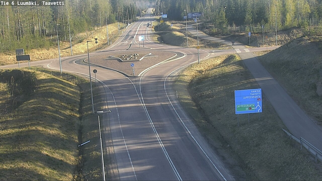 Kelikamerat Kuva Tie 6 Luumäki, Taavetti, Luumäki, Etelä-Karjala