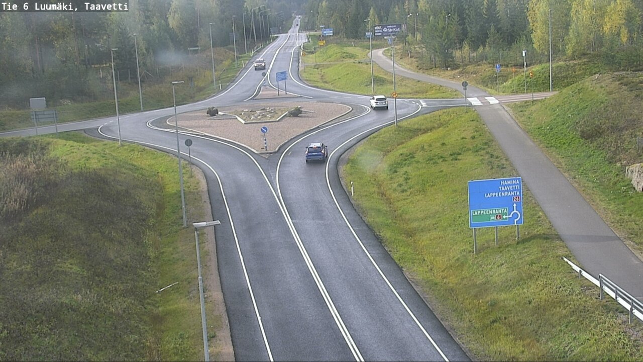 Weather Camera Image Road 6 Luumäki, Taavetti, Luumäki, Etelä-Karjala