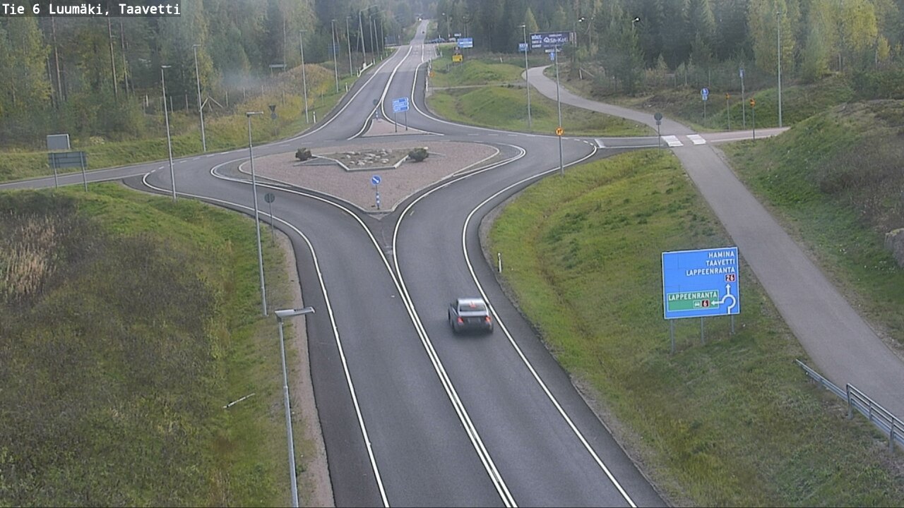 Kelikamerat Kuva Tie 6 Luumäki, Taavetti, Luumäki, Etelä-Karjala