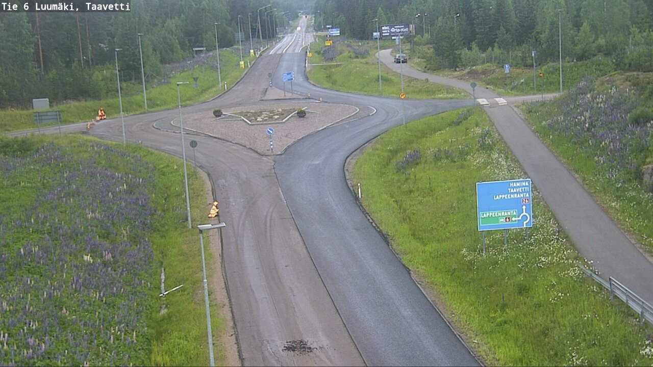 Kelikamerat Kuva Tie 6 Luumäki, Taavetti, Luumäki, Etelä-Karjala
