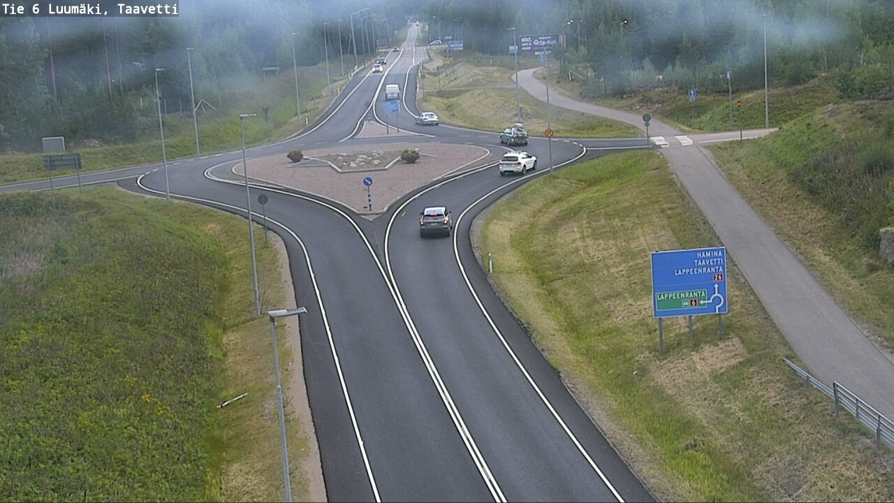Kelikamerat Kuva Tie 6 Luumäki, Taavetti, Luumäki, Etelä-Karjala