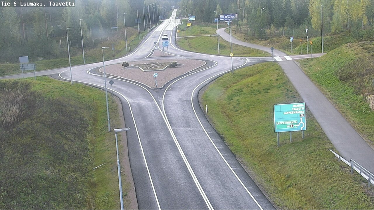 Weather Camera Image Väg 6 Luumäki, Taavetti, Luumäki, Etelä-Karjala