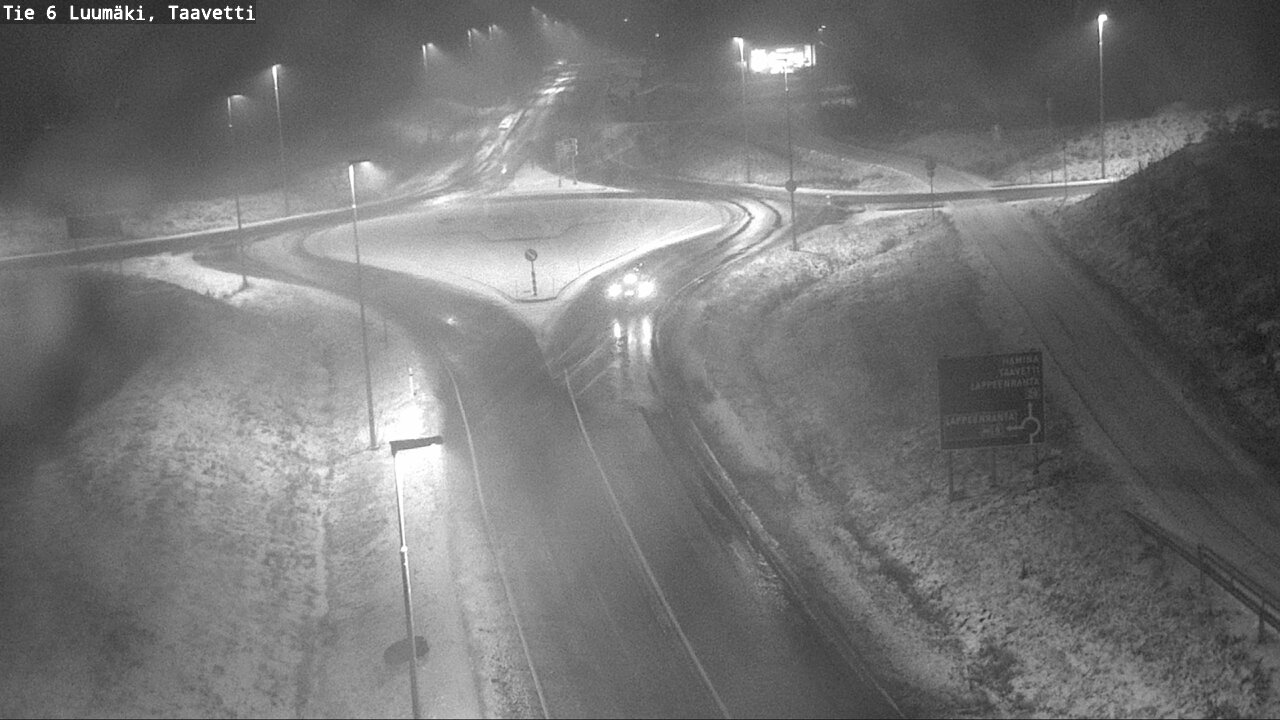 Weather Camera Image Väg 6 Luumäki, Taavetti, Luumäki, Etelä-Karjala
