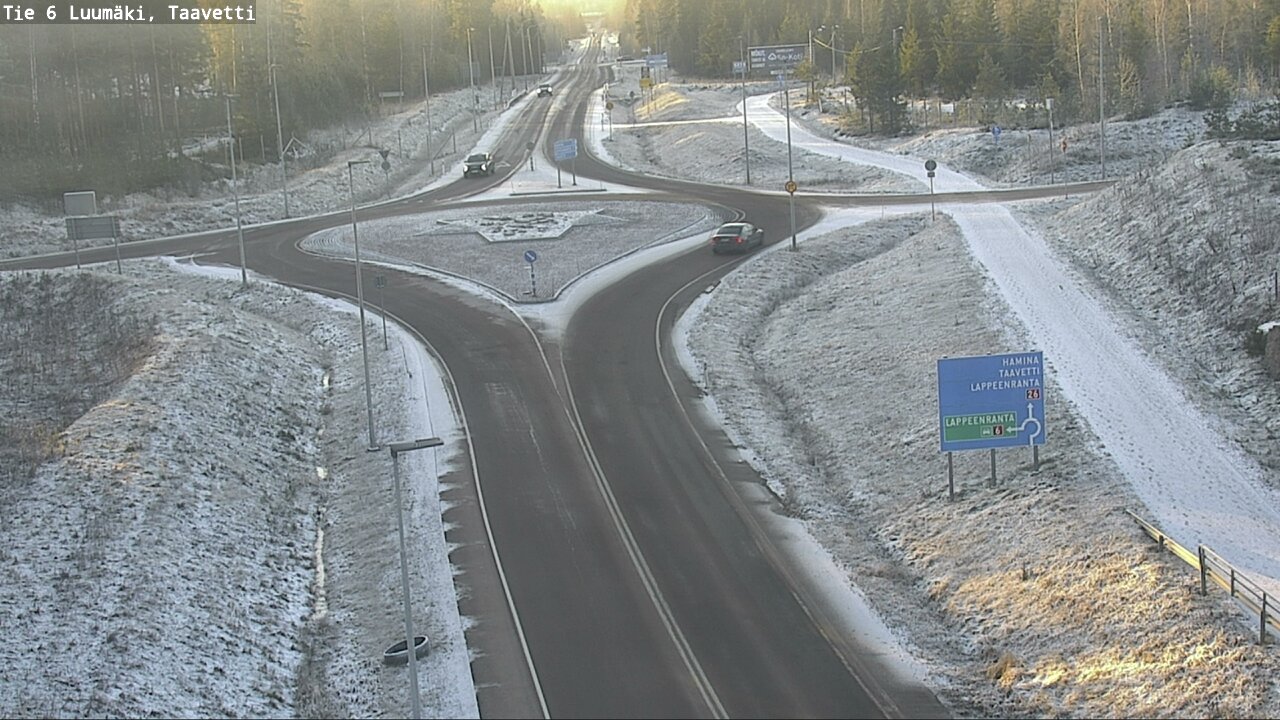 Kelikamerat Kuva Tie 6 Luumäki, Taavetti, Luumäki, Etelä-Karjala