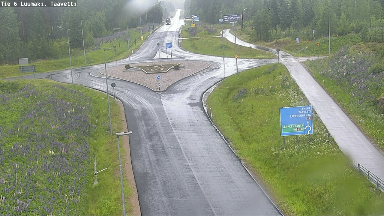 Weather Camera Image Väg 6 Luumäki, Taavetti, Luumäki, Etelä-Karjala
