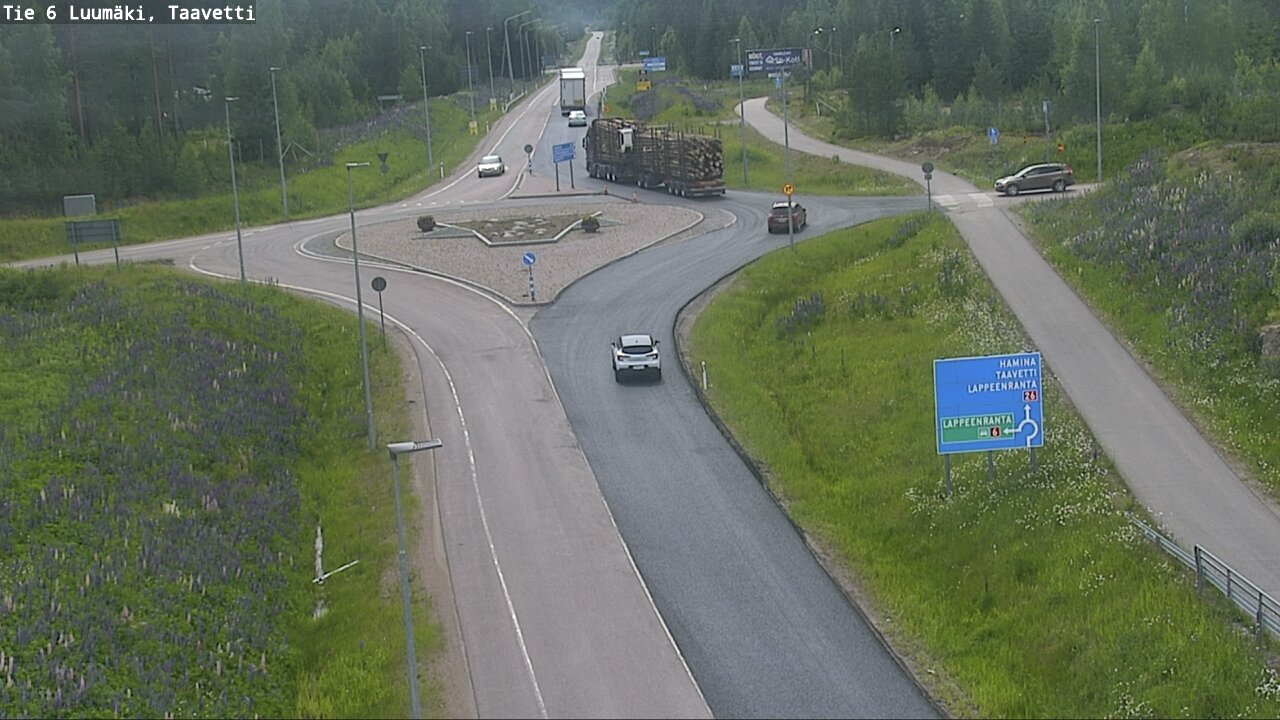 Kelikamerat Kuva Tie 6 Luumäki, Taavetti, Luumäki, Etelä-Karjala
