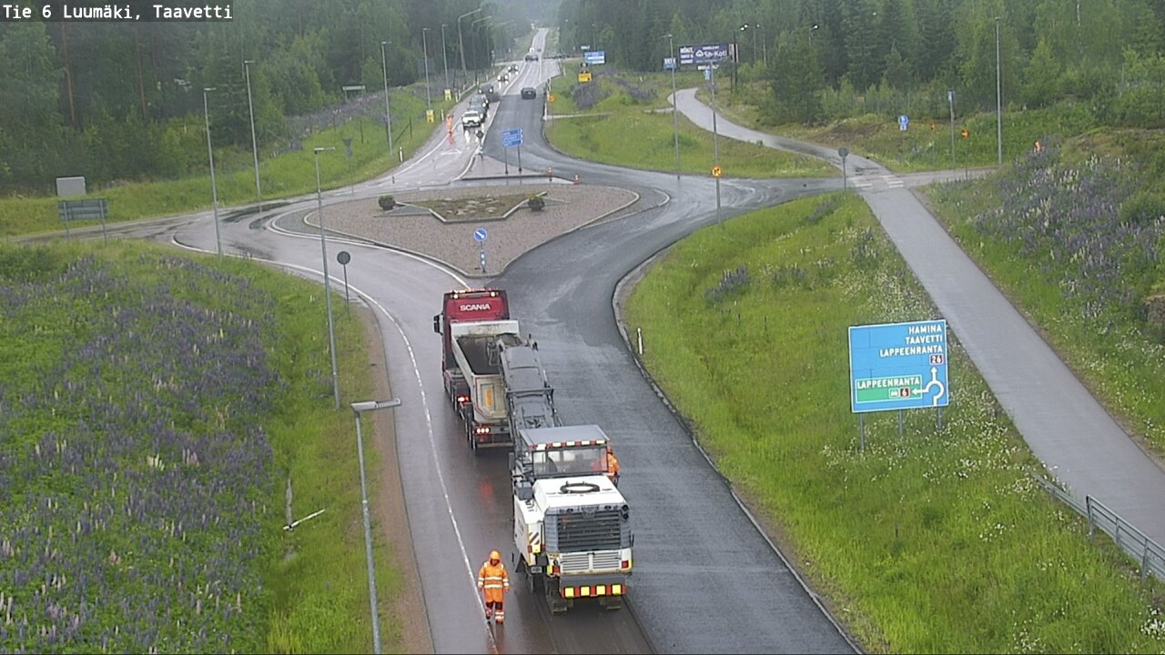 Kelikamerat Kuva Tie 6 Luumäki, Taavetti, Luumäki, Etelä-Karjala