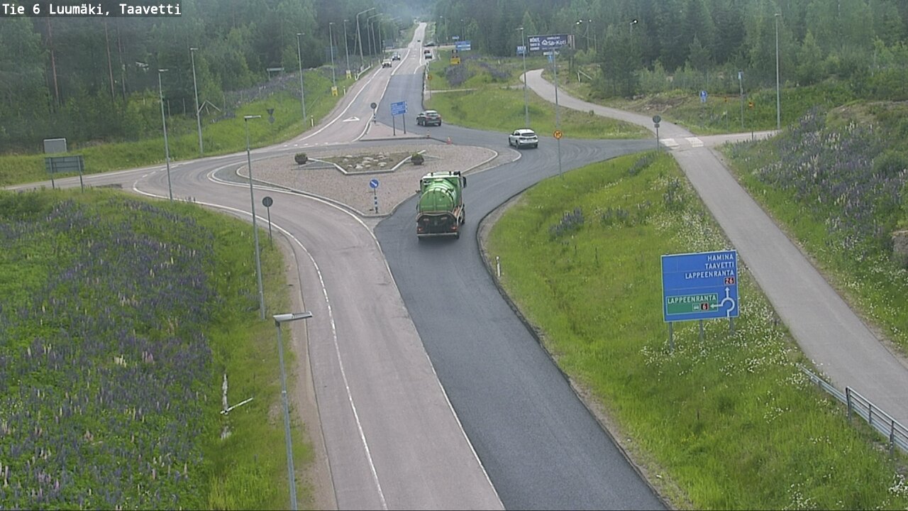 Kelikamerat Kuva Tie 6 Luumäki, Taavetti, Luumäki, Etelä-Karjala