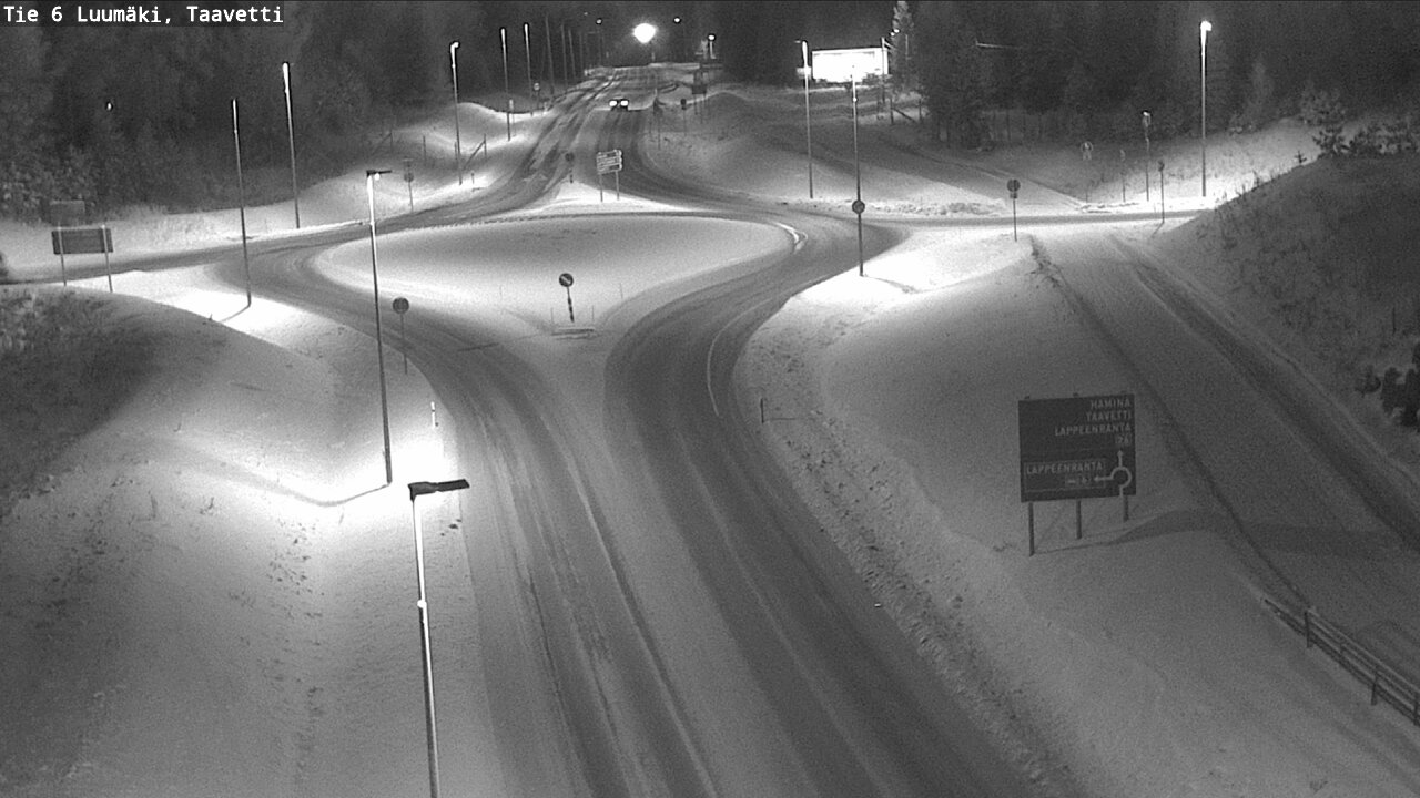 Weather Camera Image Road 6 Luumäki, Taavetti, Luumäki, Etelä-Karjala
