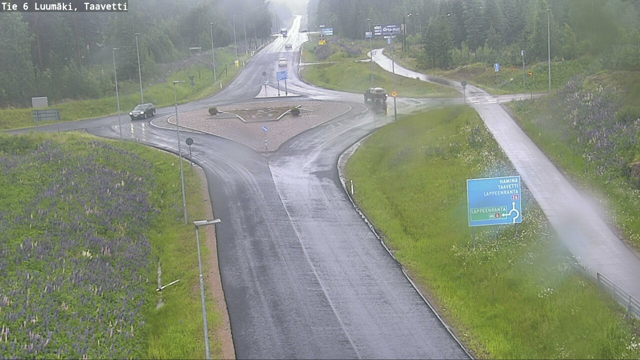 Kelikamerat Kuva Tie 6 Luumäki, Taavetti, Luumäki, Etelä-Karjala