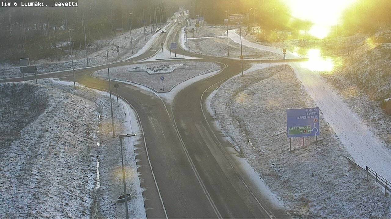 Kelikamerat Kuva Tie 6 Luumäki, Taavetti, Luumäki, Etelä-Karjala