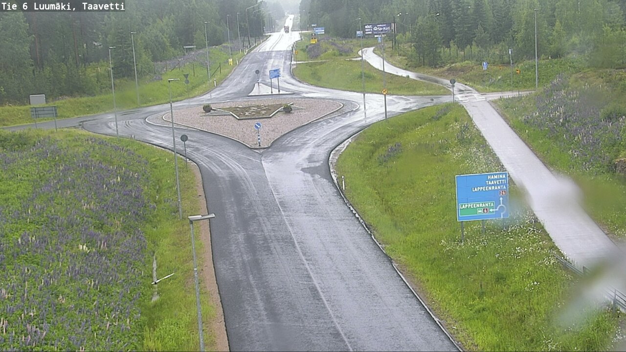 Weather Camera Image Road 6 Luumäki, Taavetti, Luumäki, Etelä-Karjala