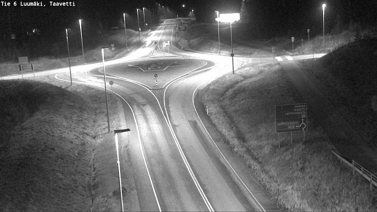 Weather Camera Image Road 6 Luumäki, Taavetti, Luumäki, Etelä-Karjala