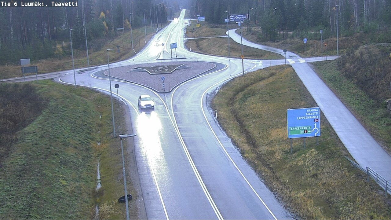 Weather Camera Image Road 6 Luumäki, Taavetti, Luumäki, Etelä-Karjala