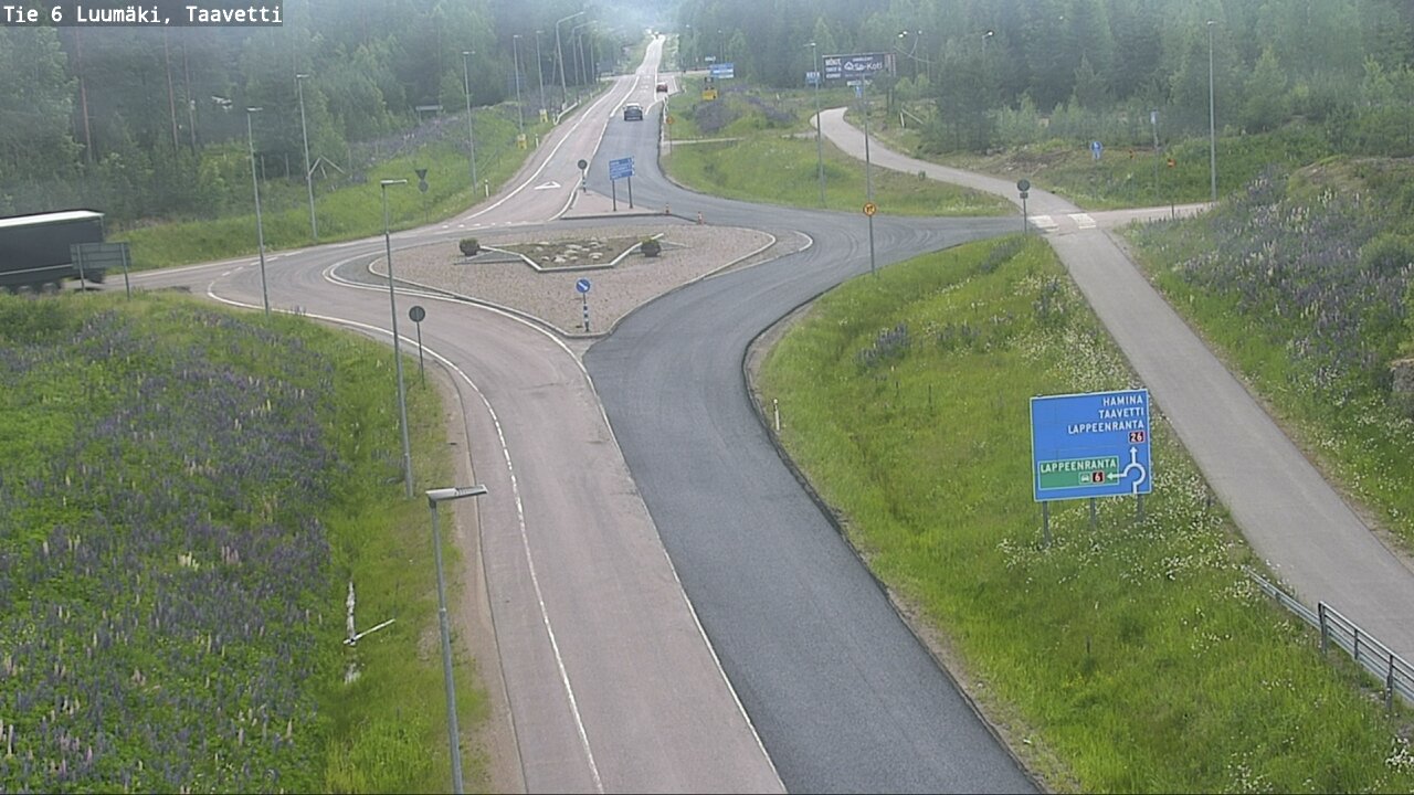 Kelikamerat Kuva Tie 6 Luumäki, Taavetti, Luumäki, Etelä-Karjala