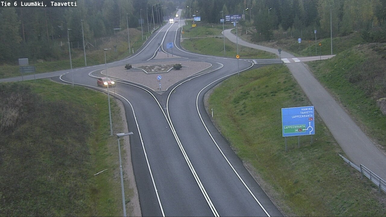 Kelikamerat Kuva Tie 6 Luumäki, Taavetti, Luumäki, Etelä-Karjala