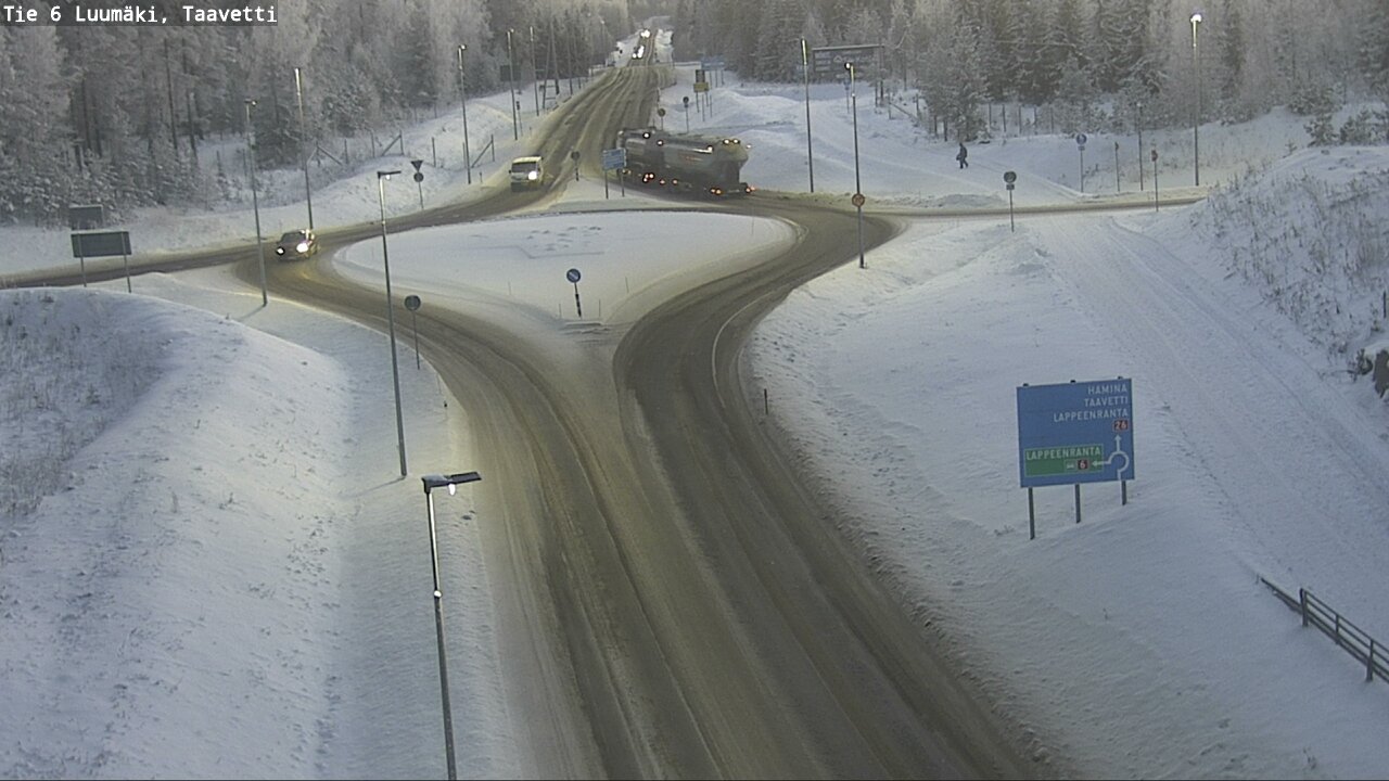 Kelikamerat Kuva Tie 6 Luumäki, Taavetti, Luumäki, Etelä-Karjala