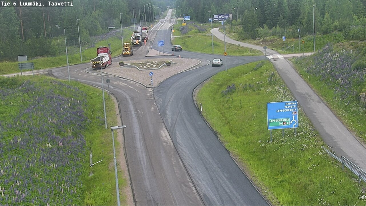 Kelikamerat Kuva Tie 6 Luumäki, Taavetti, Luumäki, Etelä-Karjala
