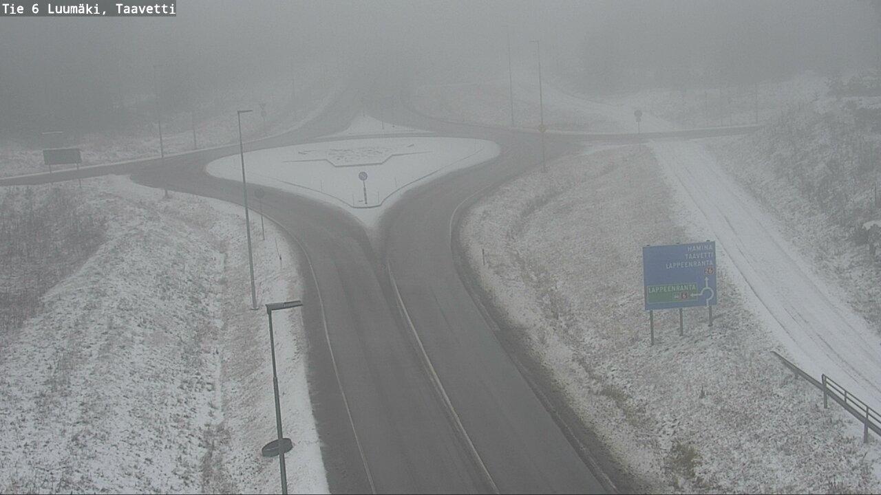 Weather Camera Image Väg 6 Luumäki, Taavetti, Luumäki, Etelä-Karjala