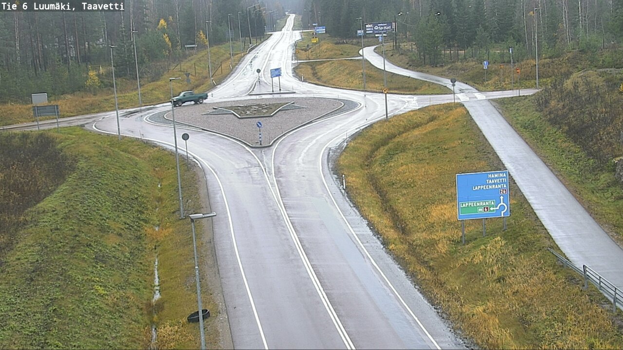 Weather Camera Image Road 6 Luumäki, Taavetti, Luumäki, Etelä-Karjala