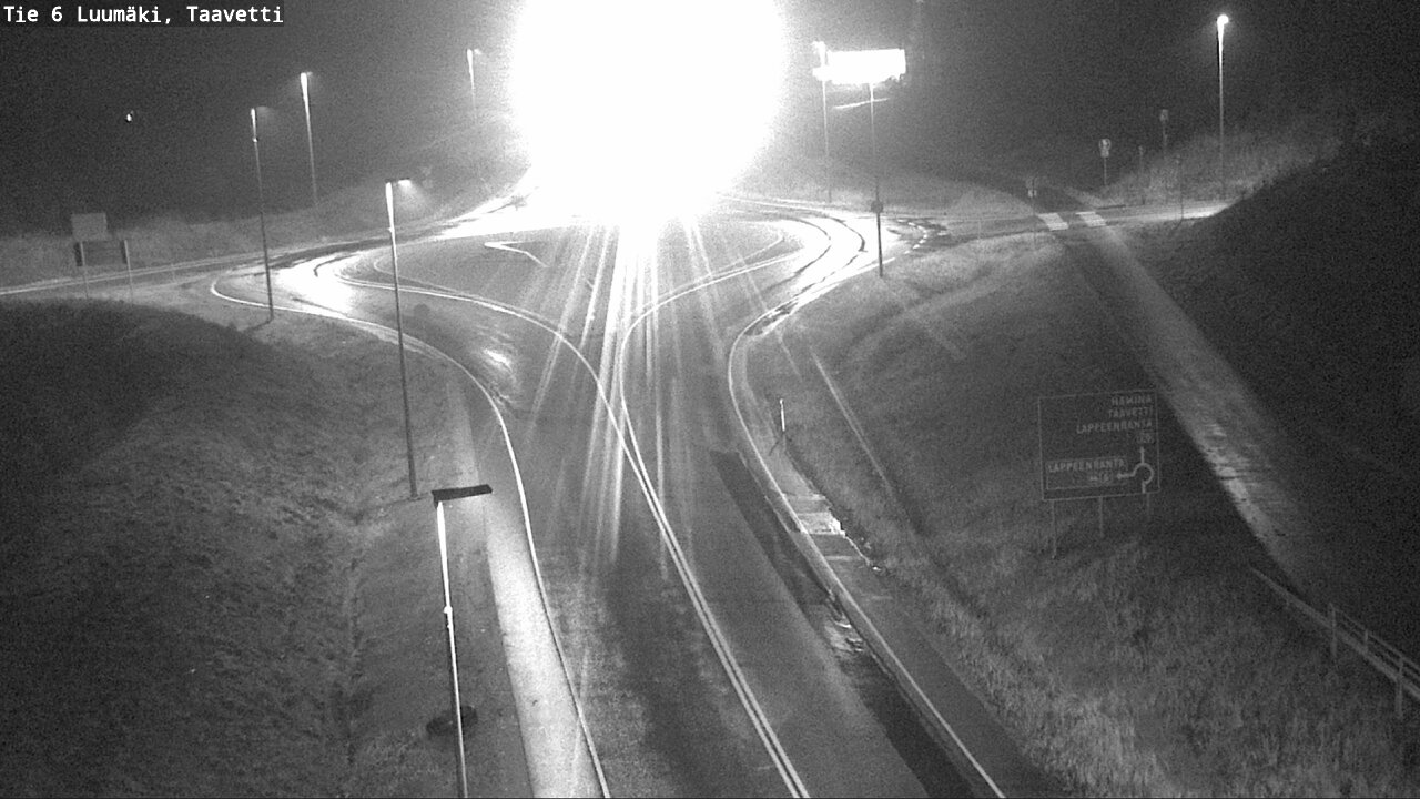 Weather Camera Image Road 6 Luumäki, Taavetti, Luumäki, Etelä-Karjala