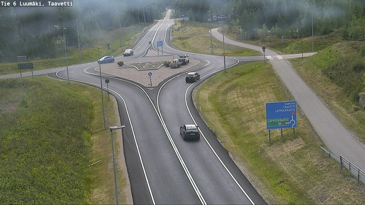Kelikamerat Kuva Tie 6 Luumäki, Taavetti, Luumäki, Etelä-Karjala