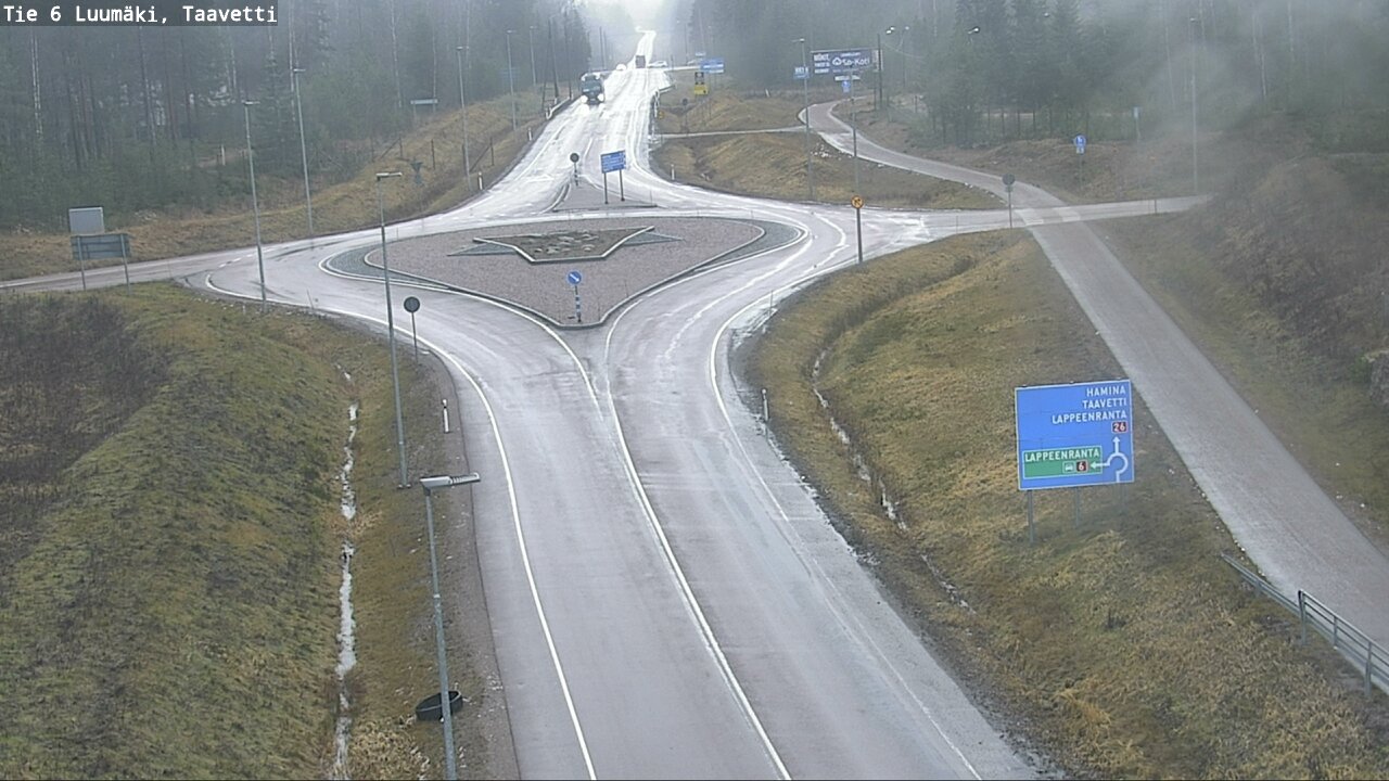 Weather Camera Image Road 6 Luumäki, Taavetti, Luumäki, Etelä-Karjala